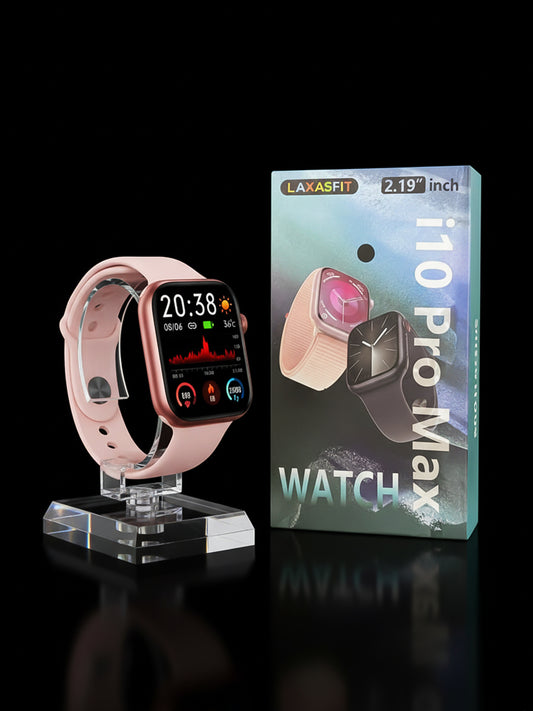 i 10 Pro Max Watch Pink Dial