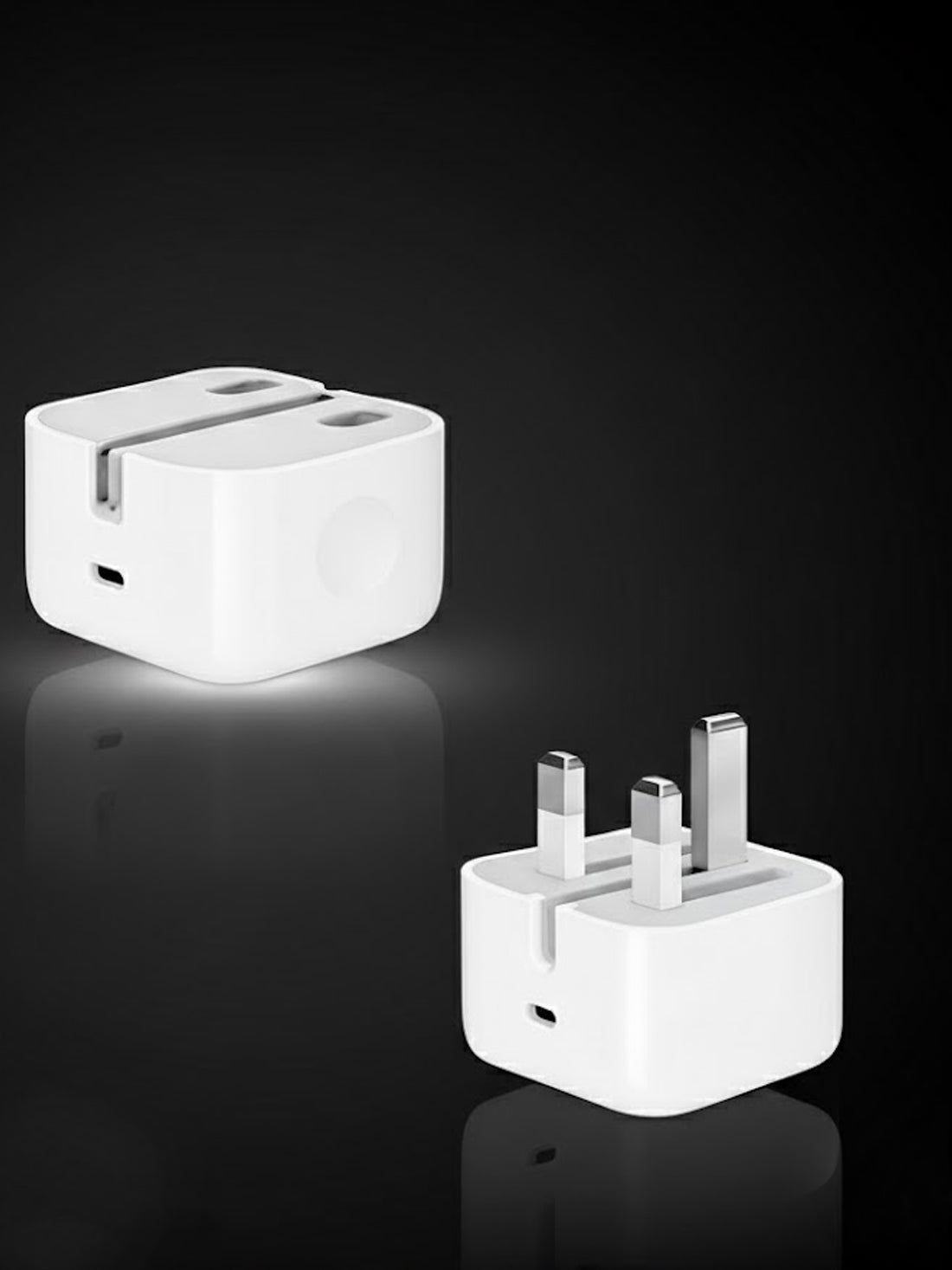 25W USB-C Wall Charger (3-Pin UK Plug) | High-Speed Power Adapter