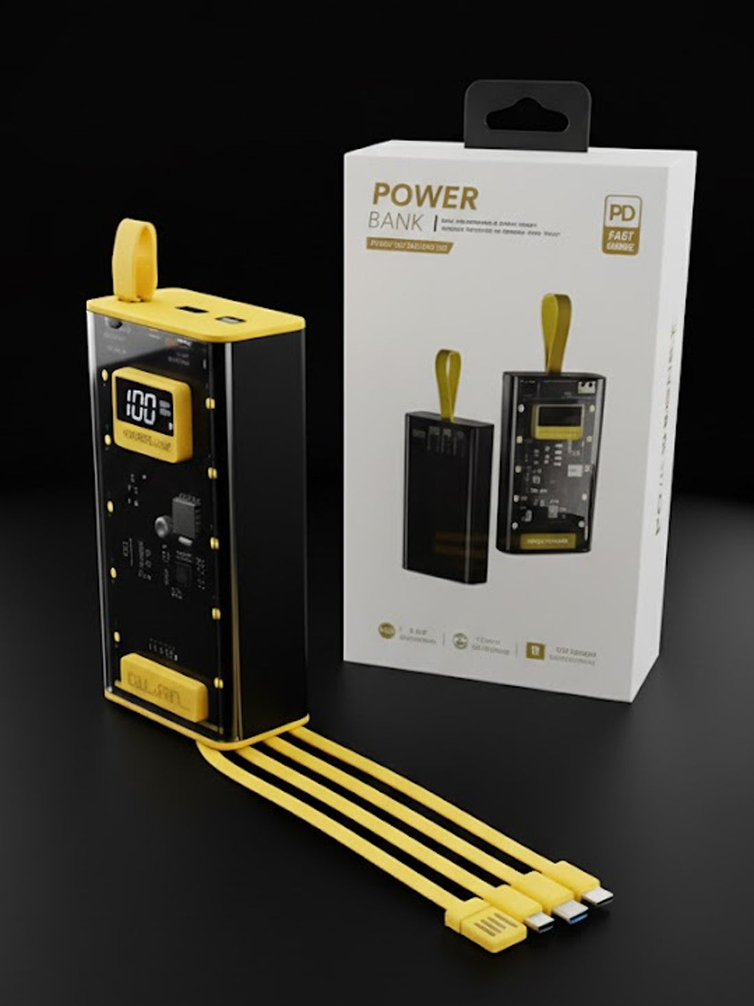 All-in-One Travel Power Bank | High-Speed 22.5W | LED Display