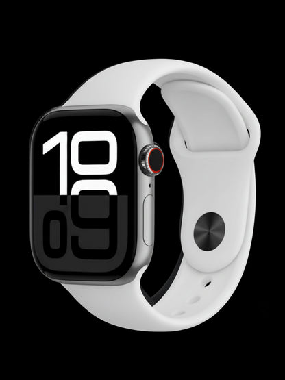 i 10 Pro Max Watch Silver Dial